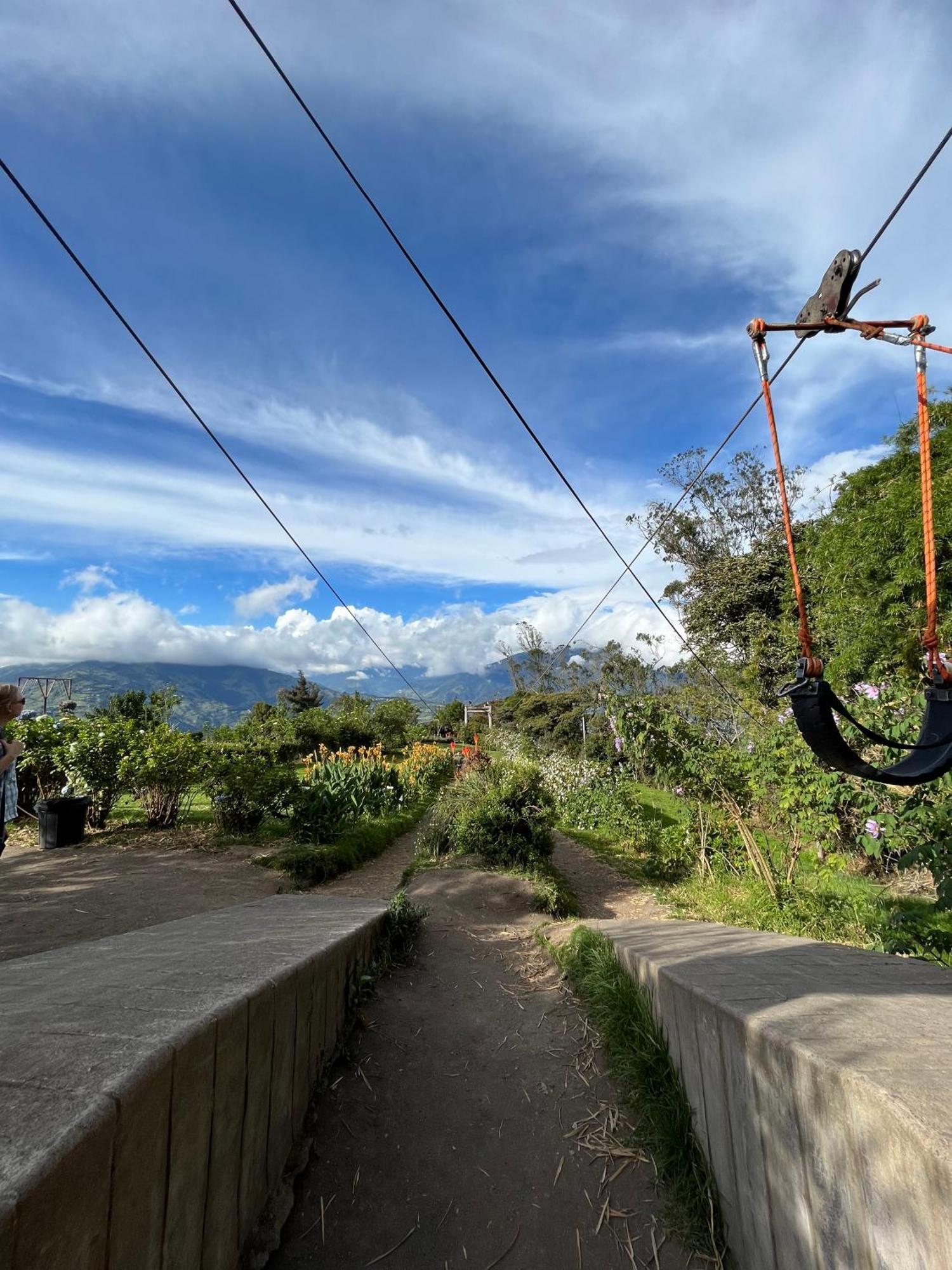 Premium Holiday Cabin - Spectacular Tungurahua Volcano View Baños Exteriör bild